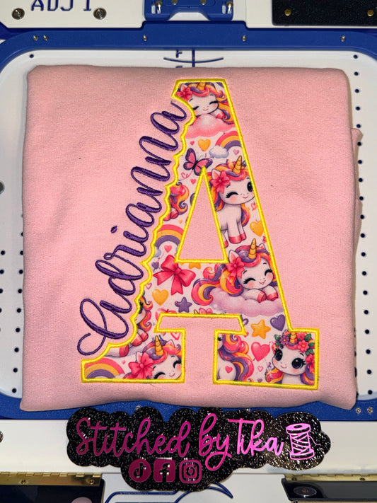 Custom Initial and Name Crewneck