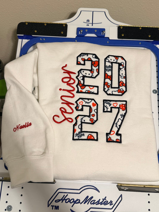 2027 Senior Sweatshirt Appliqué