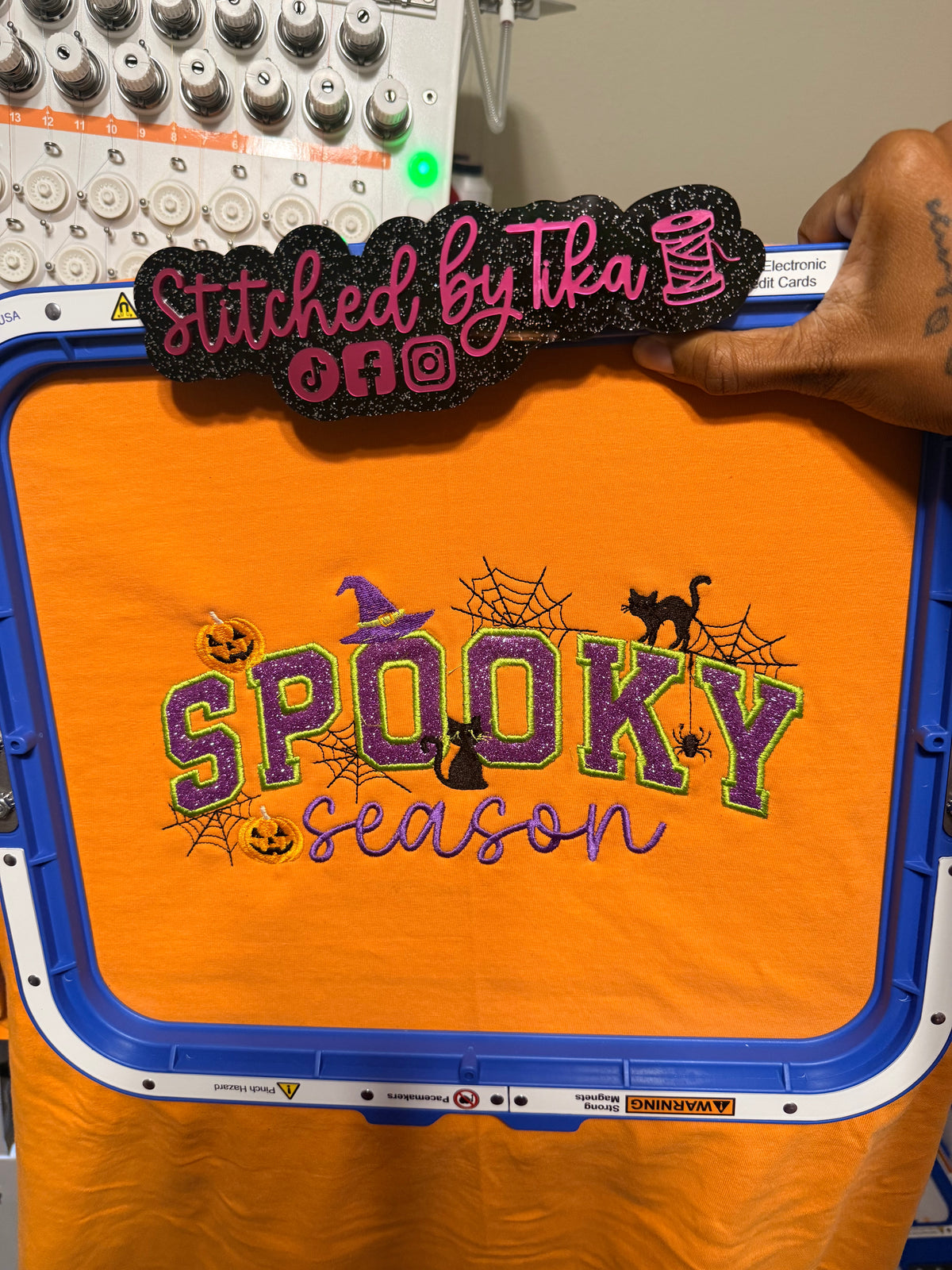 Spooky Season Appliqué Crewneck